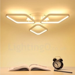 3-Lys Moderne Samtidskunst Integrert Metall Innfelt Lampe
