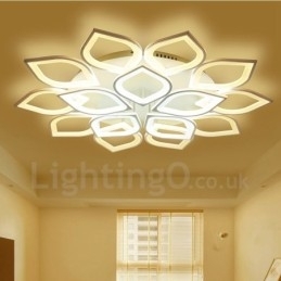 15 Lys Moderne Samtidskunst Integrert Innfelt Lampe