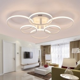 6 Lys Moderne Samtidskunst Integrert Metall Innfelt Lampe