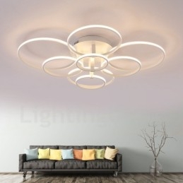 8 Lys Moderne Samtidskunst Integrert Metall Innfelt Lampe