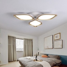 3-Lys Moderne Samtidskunst Integrert Metall Innfelt Lampe
