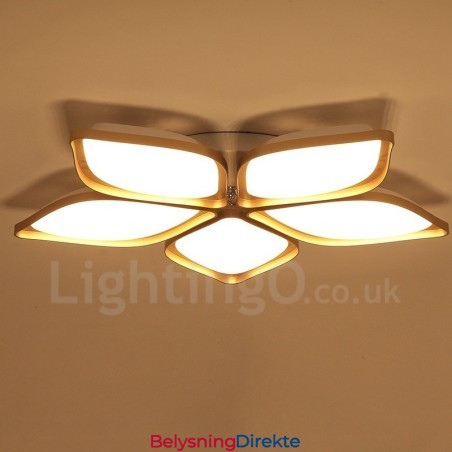 5-Lys Moderne, Samtidskunst Integrert Metalllampe Med Innfelt Montering