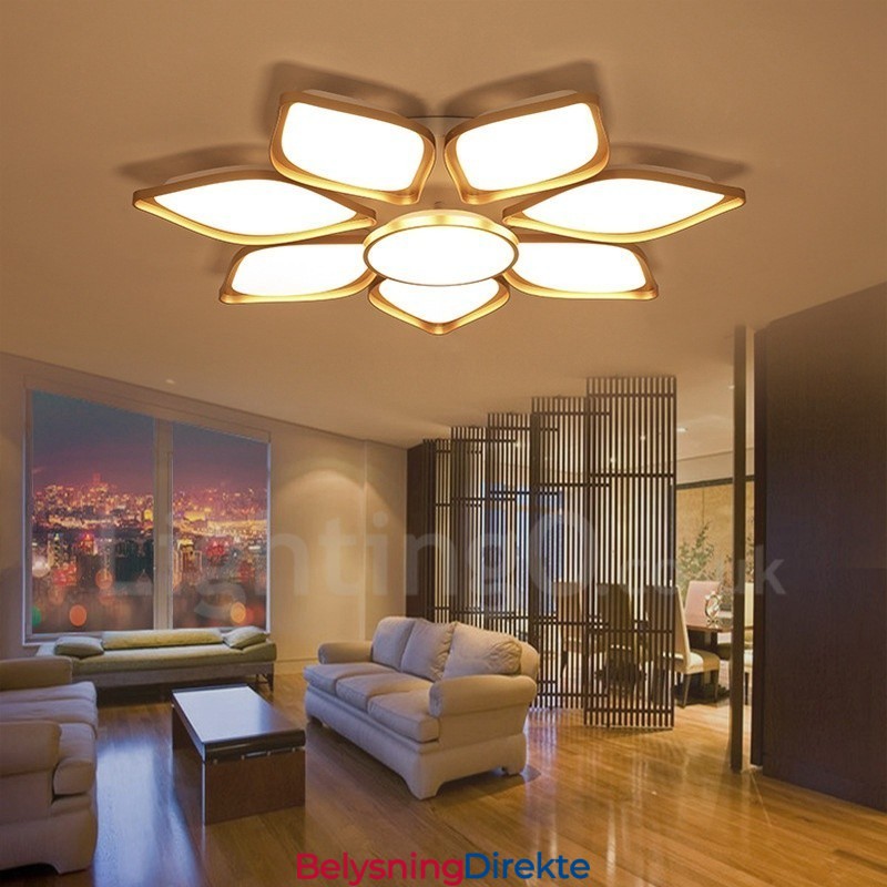 8 Lys Moderne Samtidskunst Integrert Metall Innfelt Lampe