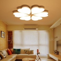6 Lys Moderne Samtidskunst Integrert Metall Innfelt Lampe