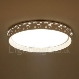 Moderne Samtids Integrert Integrert Metall Innfelt Lampe