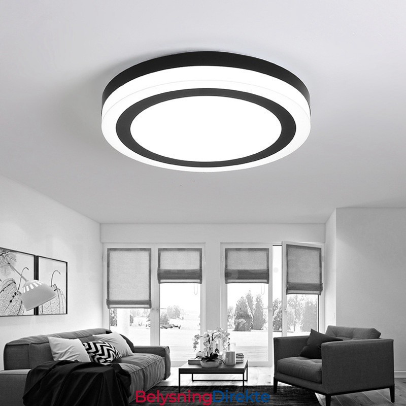 Moderne, Samtidskunstnerisk Integrert Innfelt Lampe