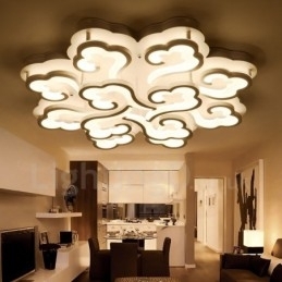 12-Lys Moderne, Samtidskunst Integrert Innfelt Lampe