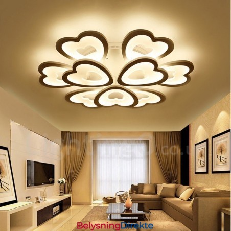 9 Lys Moderne Samtidskunst Integrert Innfelt Lampe