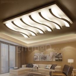 6 Lys Moderne Samtidskunst Integrert Innfelt Lampe