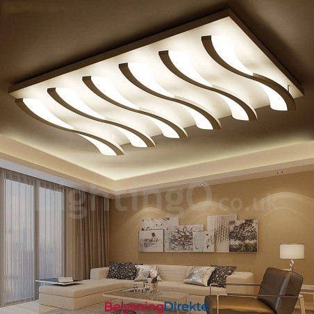 6 Lys Moderne Samtidskunst Integrert Innfelt Lampe