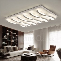 6 Lys Moderne Samtidskunst Integrert Innfelt Lampe