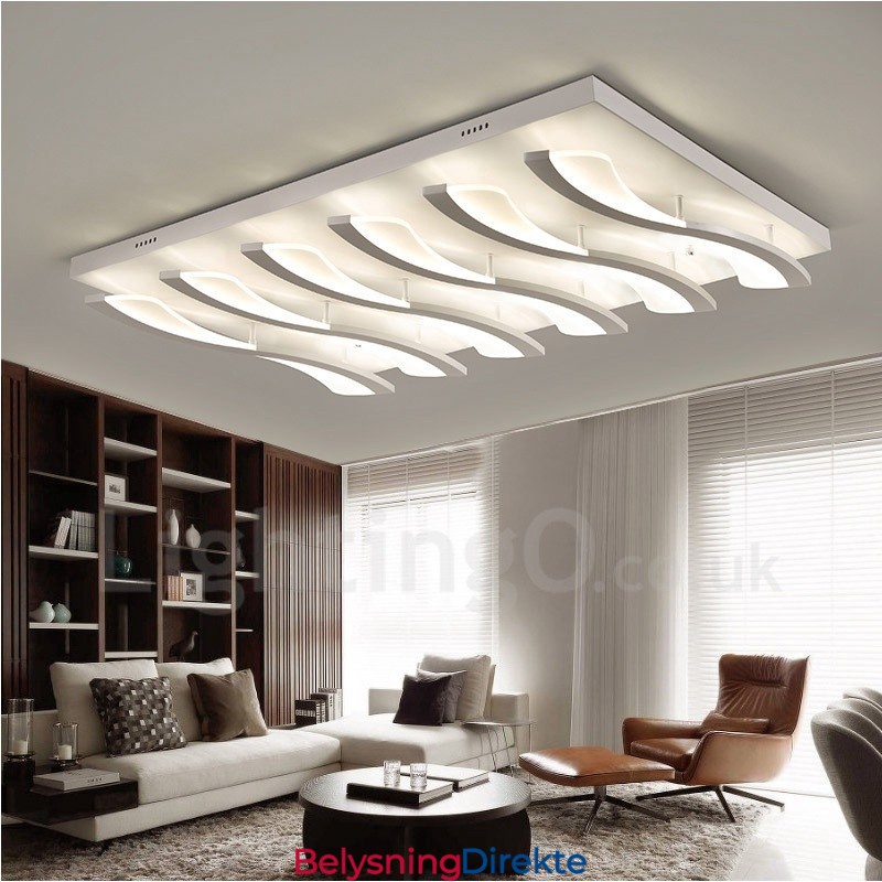 6 Lys Moderne Samtidskunst Integrert Innfelt Lampe