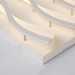 6 Lys Moderne Samtidskunst Integrert Innfelt Lampe