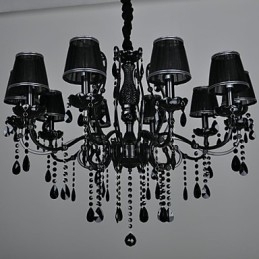 Lysekrone Krystall Moderne Samtids Krystall 10 Lys Metall