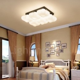 Integrert Innfelt Lampe I Rustikt Hyttestil Med 6 Lys