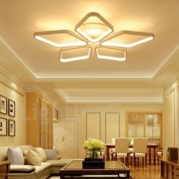 5-Lys Moderne, Samtidskunst Integrert Metalllampe Med Innfelt Montering
