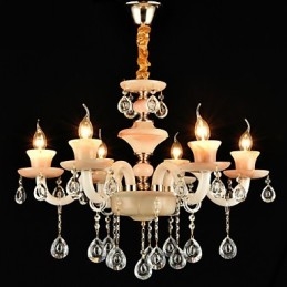 Moderne Samtids Tradisjonell Klassisk Galvanisert Funksjon For Krystall Mini-Style Metalllysekrone