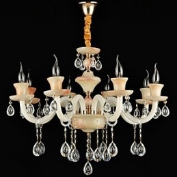 Moderne Samtids Tradisjonell Klassisk Galvanisert Funksjon For Krystall Mini-Style Metalllysekrone