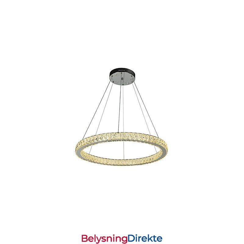 Dimmbar Ringformet Taklampe Moderne Lysekronebelysning Innendørslampe Med Fjernkontroll