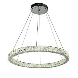 Dimmbar Ringformet Taklampe Moderne Lysekronebelysning Innendørslampe Med Fjernkontroll