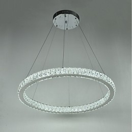 Dimmbar Ringformet Taklampe Moderne Lysekronebelysning Innendørslampe Med Fjernkontroll