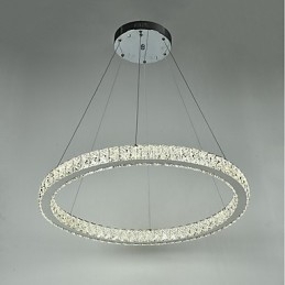 Dimmbar Ringformet Taklampe Moderne Lysekronebelysning Innendørslampe Med Fjernkontroll