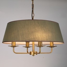 Rustikk Hyttemaling For Designere, Metall Innendørsbutikker, Lysekrone Med 2 Lyspærer