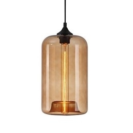 Flaskedesign Pendellampe Med 1 Lys Minimalistisk Jernmaleri