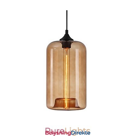 Flaskedesign Pendellampe Med 1 Lys Minimalistisk Jernmaleri