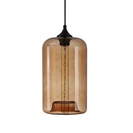 Flaskedesign Pendellampe Med 1 Lys Minimalistisk Jernmaleri