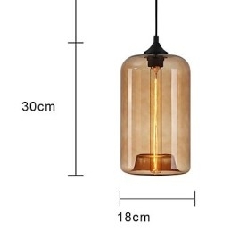 Flaskedesign Pendellampe Med 1 Lys Minimalistisk Jernmaleri