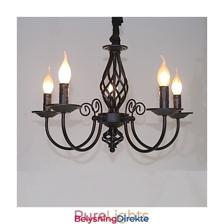 Moderne Samtids Tradisjonell Klassisk Vintage Retro Andre Funksjoner For Mini Stil Stearinlys Stil Metalllysekrone