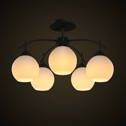 Moderne Samtidsstil Andre Funksjoner For Designere Metalllysekrone