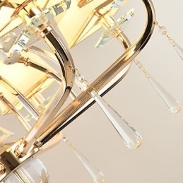 Lysekrone Moderne Samtidskunst Galvanisert Funksjon For Krystallmetall