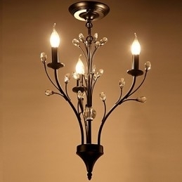 Moderne Samtids Tradisjonell Klassisk Rustikk Hytte Vintage Retro Lanterne Landlig Globe Maleri Funksjon For Krystalllysekrone