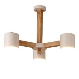 Lysekrone Med 3 Lys Moderne Samtidsstil Tradisjonell Klassisk Vintage Landlig Treelement For Tre