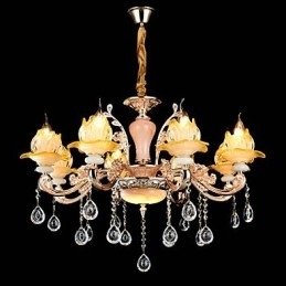 Moderne Samtids Tradisjonell Klassisk Sinklegering Funksjon For Krystall Mini Stil Metall Pendellampe