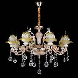 Moderne Samtids Tradisjonell Klassisk Sinklegering Funksjon For Krystall Mini Stil Metall Pendellampe