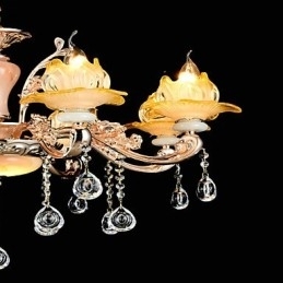 Moderne Samtids Tradisjonell Klassisk Sinklegering Funksjon For Krystall Mini Stil Metall Pendellampe