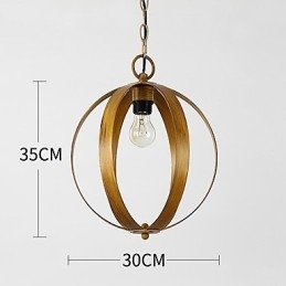 Loft Metall Amerikansk Industriell Stil Maling Farge Europeisk Lysekrone Lampe Innendørs Dekor Pendellampe