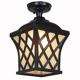Landlig Lampe Amerikansk Hage Terrassedør Utendørs Vanntett Drue Droplight
