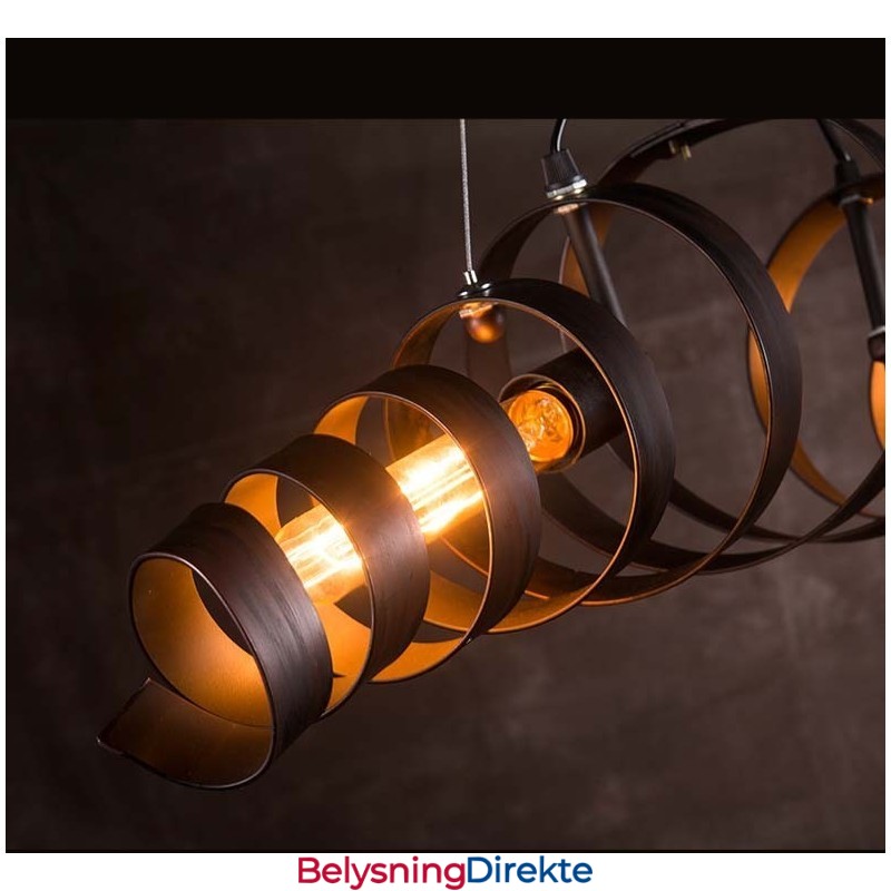Retro Jernlampe Moderne Minimalistisk Lysekrone I Industriell Stil