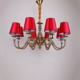 Lysekrone Moderne Samtids Metall