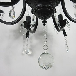 Krystalllysekrone I Europeisk Stil, Smijernslampe, Kreative Stearinlys Og Lanterner