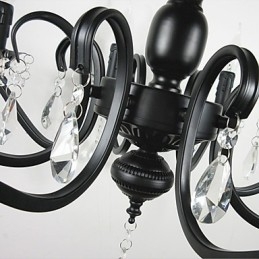 Krystalllysekrone I Europeisk Stil, Smijernslampe, Kreative Stearinlys Og Lanterner