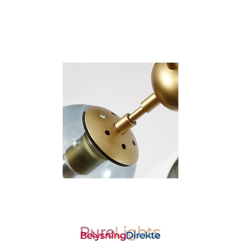 Twenty_One Light Postmodern Europeisk Stil Modo Metall Glass Pendellampe Foaje Dekorerer Industriell Lysekronelampe