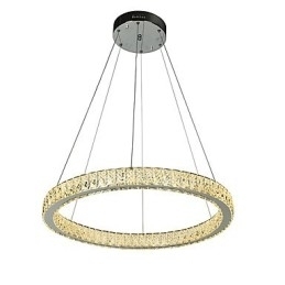 Dimmbar Ringformet Innendørs Taklampe Pendellampe Moderne Lysekronebelysning Lysekronelampe Med Fjernkontroll