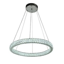 Dimmbar Ringformet Innendørs Taklampe Pendellampe Moderne Lysekronebelysning Lysekronelampe Med Fjernkontroll