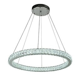 Dimmbar Ringlampe I Tak, Pendellampe, Moderne Lysekronebelysning, Innendørslampe Med Fjernkontroll