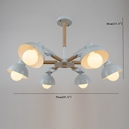 Tradisjonell Klassisk Rustikk Hytte Vintage Retro Malerifunksjon For Mini-Stil Metalllysekrone
